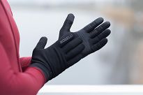 Zimowe rękawiczki membranowe Rogelli ESSENTIAL THERMAL, czarne - 4