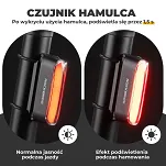 Tylna lampka AI - Rockbros Magnetic Tailight - 7