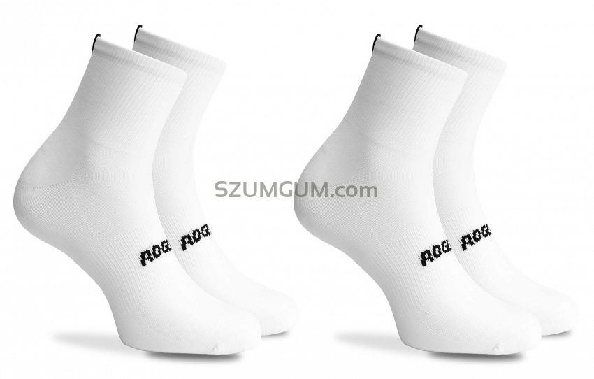 Skarpetki coolmax Rogelli ESSENTIAL 2-pack, białe