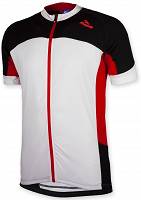   Rogelli RECCO - koszulka rowerowa, biało-czerwona roz. XL