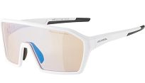 Okulary Alpina RAM Q-LITE V - white matt - szkło BLUE MIRROR Cat.1-3 - 2
