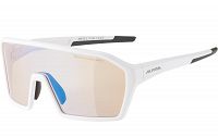 Okulary Alpina RAM Q-LITE V - white matt - szkło BLUE MIRROR Cat.1-3