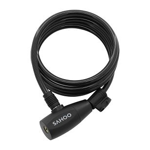 Zapięcie rowerowe na klucz SAHOO - 8mm x 180cm