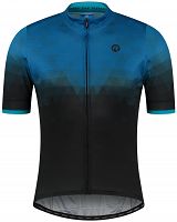 Przewiewna koszulka rowerowa Rogelli SPHERE, czarno-niebieska