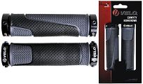 Chwyty kierownicy Velo Pro-X VLG-776AD3 129mm czarno-szare skręcane - 2