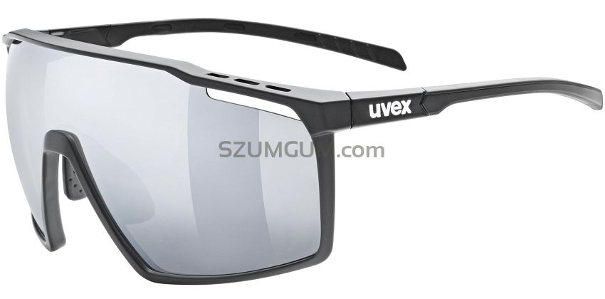 Okulary sportowe UVEX MTN Perform - black matt / mirror silver