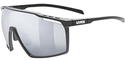 Okulary sportowe UVEX MTN Perform - black matt / mirror silver