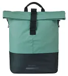 Torba miejska Basil Cove - bicycle shopper MIK Hooks - 14-16L - silvergreen/black - 2