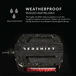 Pedały z oświetleniem Redshift Arclight PRO Flat Pedals - black - 5