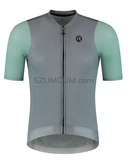 Koszulka kolarska Rogelli FAST 3D szaro-turkusowa