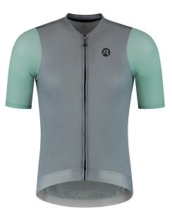 Koszulka kolarska Rogelli FAST 3D szaro-turkusowa