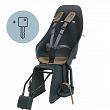 Tylny fotelik rowerowy Urban Iki Ta-ke na ramę black/brown - key lock - 2