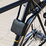Tylny fotelik rowerowy Urban Iki Ta-ke na ramę black/brown - key lock - 10