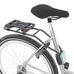 Tylny fotelik rowerowy Urban Iki Ta-ke na ramę black/brown - key lock - 7