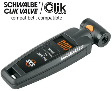 Ciśnieniomierz SKS Airchecker 2.0 – AV (Auto/Schrader) / SV (Presta) / SCV (Clik Valve)