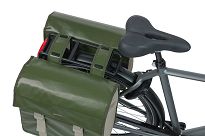Sakwa miejska podwójna BASIL URBAN LOAD Double Bag 53L- green/sand - 3