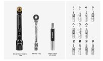 Zestaw dynamometryczny Topeak Torq Rocket Mini DX 2-10 Nm - 6