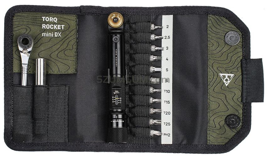 Zestaw dynamometryczny Topeak Torq Rocket Mini DX 2-10 Nm