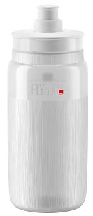 Bidon Elite FLY TEX 550ml clear/white