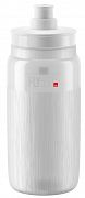Bidon Elite FLY TEX 550ml clear/white