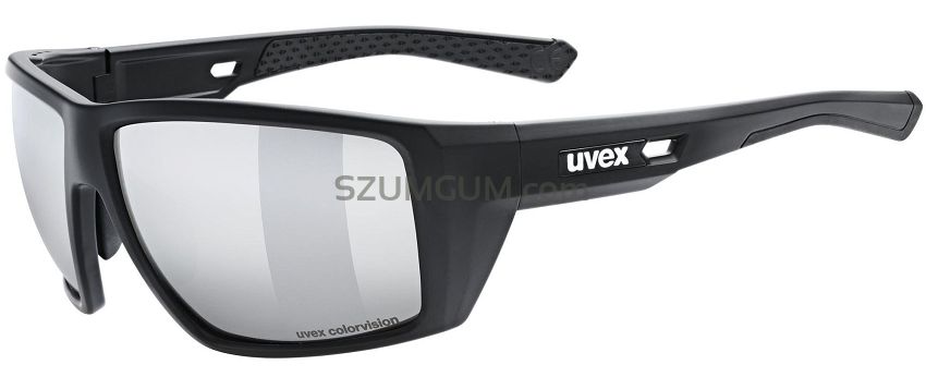 Okulary sportowe UVEX MTN Venture CV - black matt / mirror silver
