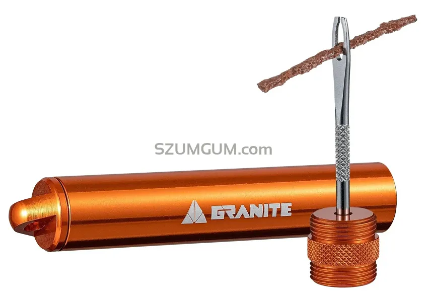 Zestaw do naprawy opon tubeless - Granite Suture - orange