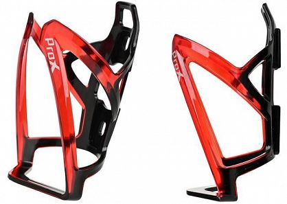 Koszyk na bidon - Prox BC-63 czarno-czerwony