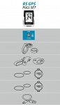 Komputer licznik VDO R5 Gps Full Sensor Set - 2