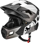 Kask młodzieżowy z odpinaną szczęką Rockbros TS-61 - white-black - 2