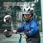 Kask młodzieżowy z odpinaną szczęką Rockbros TS-61 - ti-white-black - 7