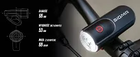 Lampka przednia Sigma Aura 30 - 4