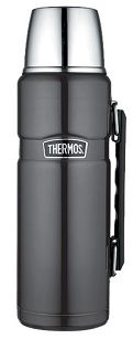 Oryginalny termos Thermos King 1,2 L z uchwytem - metaliczny sary