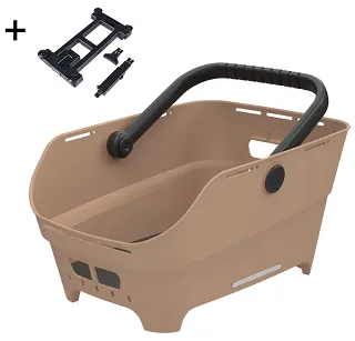 Kosz tylny Basil Cento Neo MIK - 21L - sand