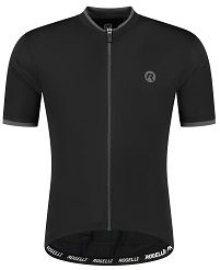 Koszulka na rower Rogelli ESSENTIAL, czarna