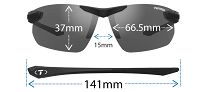Okulary TIFOSI SEEK FC 2.0 POLARIZED tortoise (1 szkło Brown 15,4% transmisja światła) - 8