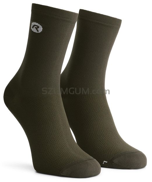 Wysokie skarpety sportowe Rogelli DISTANCE zielone khaki