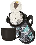 Termos dziecięcy Thermos Active z dwiema nakrętkami i futerałem 1L chłopięcy - 3