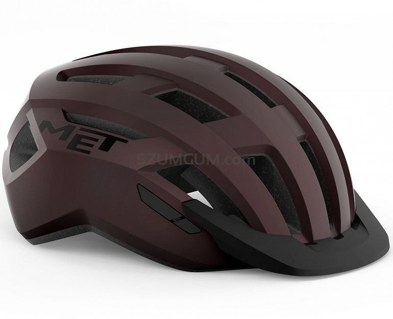 Kask rowerowy Met Allroad - burgundy matt