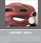 Kask rowerowy dziecięcy Alpina Pico, PEARLWHITE BUTTERFLIES 50-55cm - 5