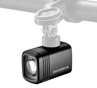 Inteligentna lampka Rockbros M6 1000 lm z cyfrowym wyświetlaczem GoPro - black