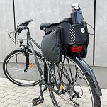 Torba rowerowa na bagażnik 9l - Wozinsky WBB22BK - 4