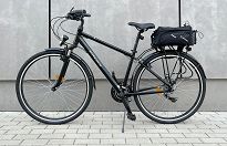 Torba rowerowa na bagażnik 9l - Wozinsky WBB22BK - 22