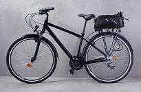 Torba rowerowa na bagażnik 9l - Wozinsky WBB22BK - 8
