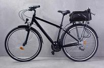 Torba rowerowa na bagażnik 9l - Wozinsky WBB22BK - 8