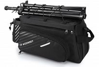 Torba rowerowa na bagażnik 9l - Wozinsky WBB22BK - 10