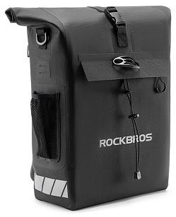 Sakwa rowerowa Rockbros AS-131 - z funkcją plecaka, wodoodporna, z zaczepem na kask 18L