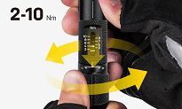 Zestaw klucz dynamometryczny  - Topeak Torq Stick Pro 2-10nm, w/t tool bits - 6
