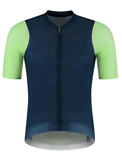 Koszulka kolarska Rogelli FAST 3D szaro-limonkowa
