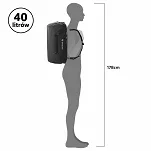 Torba ekspedycyjna Ortlieb Duffle Zip z funkcją plecaka – 40/60 L - black - 6