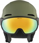 Kask zimowy, narciarski i snowboardowy Alpina ALTO Q-LITE - Olive matt (gold mirror) - 2